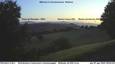 immagine della webcam nei dintorni di Castello di Serravalle: webcam Serramazzoni