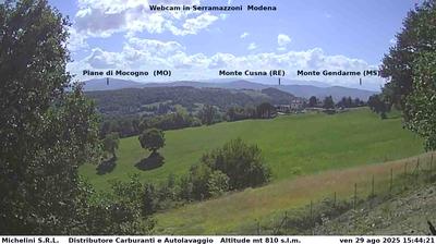 immagine della webcam nei dintorni di Castellarano: webcam Serramazzoni