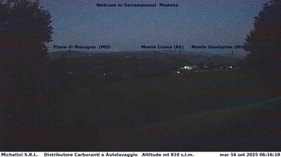immagine della webcam nei dintorni di Marano sul Panaro: webcam Serramazzoni