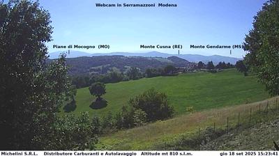 immagine della webcam nei dintorni di Savignano sul Panaro: webcam Serramazzoni