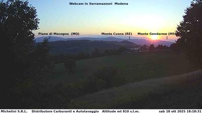 immagine della webcam nei dintorni di Lama Mocogno: webcam Serramazzoni