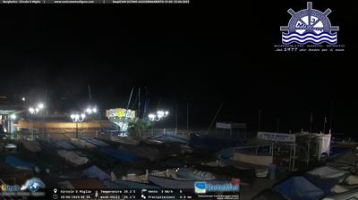 immagine della webcam nei dintorni di Giardini: webcam Borghetto Santo Spirito