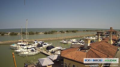 immagine della webcam nei dintorni di Isola Albarella: webcam Scardovari