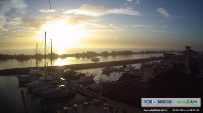 immagine della webcam nei dintorni di Isola Albarella: webcam Scardovari