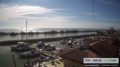 immagine della webcam nei dintorni di Isola Albarella: webcam Scardovari