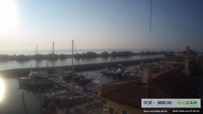 immagine della webcam nei dintorni di Isola Albarella: webcam Scardovari