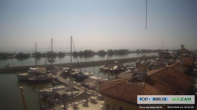 immagine della webcam nei dintorni di Isola Albarella: webcam Scardovari