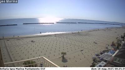 immagine della webcam nei dintorni di San Mauro Pascoli: webcam Bellaria Igea Marina