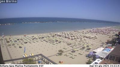 immagine della webcam nei dintorni di Lido di Savio: webcam Bellaria Igea Marina