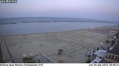 immagine della webcam nei dintorni di Miramare: webcam Bellaria Igea Marina