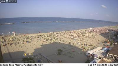 immagine della webcam nei dintorni di Rimini RSM: webcam Bellaria Igea Marina
