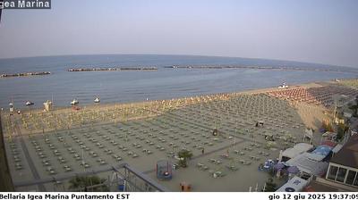 immagine della webcam nei dintorni di Valverde: webcam Bellaria Igea Marina