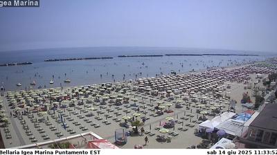 immagine della webcam nei dintorni di San Mauro Pascoli: webcam Bellaria Igea Marina