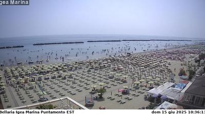 immagine della webcam nei dintorni di San Mauro Pascoli: webcam Bellaria Igea Marina