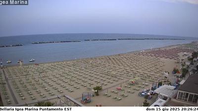 immagine della webcam nei dintorni di Marebello: webcam Bellaria Igea Marina