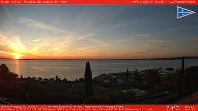 immagine della webcam nei dintorni di Peschiera del Garda: webcam Moniga del Garda