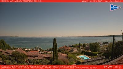 immagine della webcam nei dintorni di San Felice del Benaco: webcam Moniga del Garda