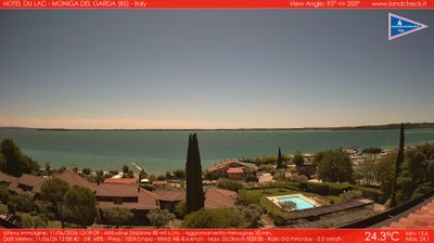 immagine della webcam nei dintorni di Gardaland: webcam Moniga del Garda