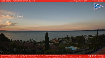 immagine della webcam nei dintorni di Costermano sul Garda: webcam Moniga del Garda