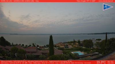 immagine della webcam nei dintorni di Brescia: webcam Moniga del Garda