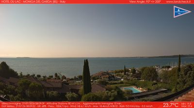 immagine della webcam nei dintorni di Peschiera del Garda: webcam Moniga del Garda