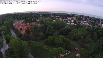 immagine della webcam nei dintorni di Rosolina: webcam Isola Albarella