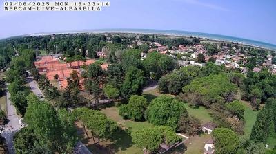 immagine della webcam nei dintorni di Rosolina: webcam Isola Albarella