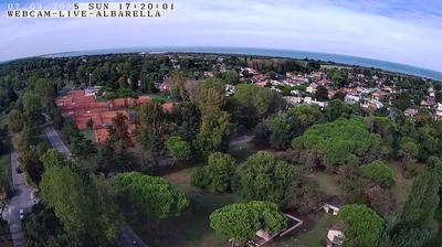 immagine della webcam nei dintorni di Rosolina: webcam Isola Albarella