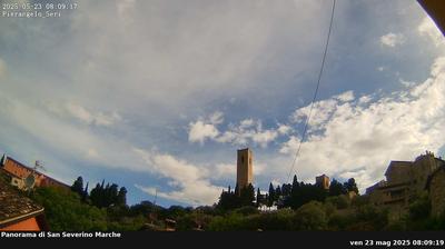 immagine della webcam nei dintorni di Appignano: webcam San Severino Marche
