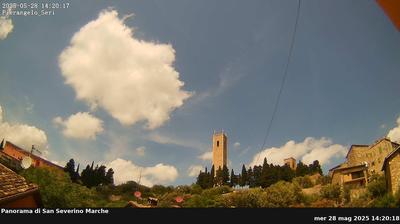 immagine della webcam nei dintorni di Gualdo: webcam San Severino Marche