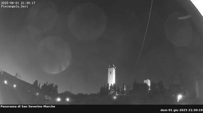 immagine della webcam nei dintorni di Castelfidardo: webcam San Severino Marche