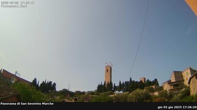 immagine della webcam nei dintorni di Sarnano: webcam San Severino Marche