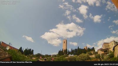 immagine della webcam nei dintorni di Macerata: webcam San Severino Marche