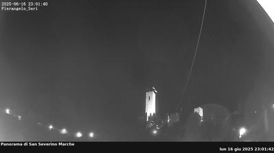 immagine della webcam nei dintorni di Gualdo: webcam San Severino Marche
