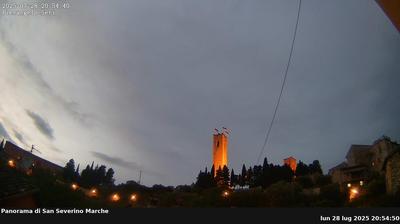 immagine della webcam nei dintorni di Bolognola: webcam San Severino Marche