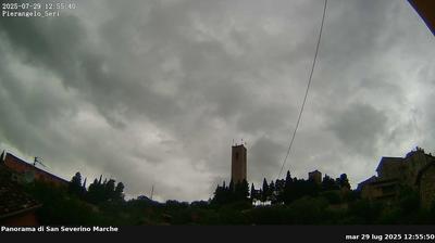 immagine della webcam nei dintorni di Villa Potenza: webcam San Severino Marche