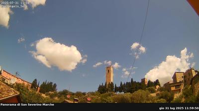 immagine della webcam nei dintorni di Fabriano: webcam San Severino Marche