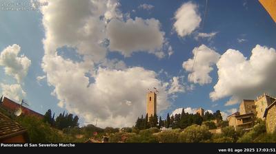 immagine della webcam nei dintorni di Cingoli: webcam San Severino Marche