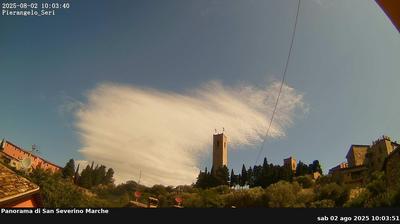 immagine della webcam nei dintorni di Sassotetto: webcam San Severino Marche
