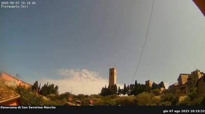 immagine della webcam nei dintorni di Maiolati Spontini: webcam San Severino Marche