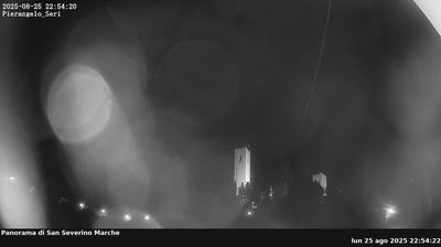 immagine della webcam nei dintorni di Gualdo: webcam San Severino Marche