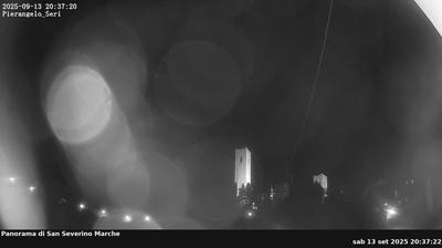 immagine della webcam nei dintorni di Fabriano: webcam San Severino Marche