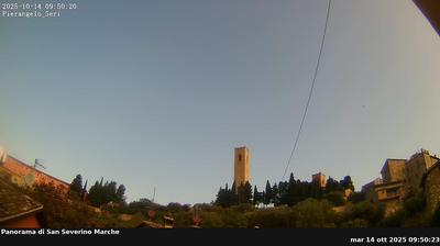 immagine della webcam nei dintorni di Castelfidardo: webcam San Severino Marche