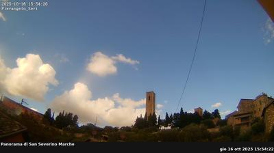 immagine della webcam nei dintorni di Pintura di Bolognola: webcam San Severino Marche