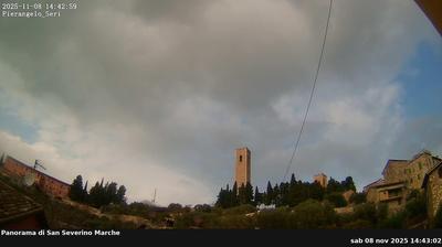 immagine della webcam nei dintorni di Maiolati Spontini: webcam San Severino Marche