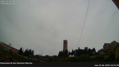 immagine della webcam nei dintorni di Castelfidardo: webcam San Severino Marche