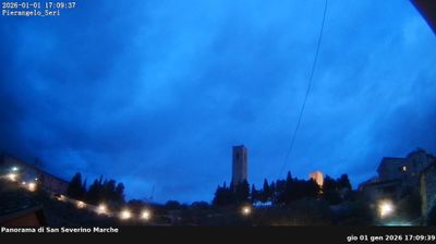 immagine della webcam nei dintorni di Sambucheto: webcam San Severino Marche