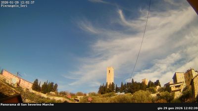 immagine della webcam nei dintorni di Colfiorito: webcam San Severino Marche