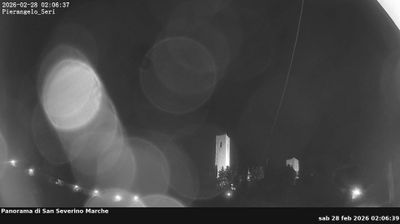 immagine della webcam nei dintorni di Fiastra: webcam San Severino Marche