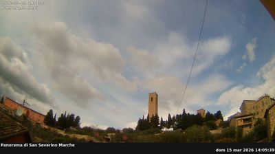 immagine della webcam nei dintorni di Pintura di Bolognola: webcam San Severino Marche